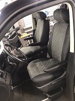 Чехлы на Volkswagen T-6 Caravelle 8 мест (2015+) фото 1